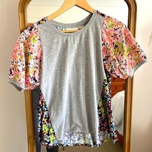 Floral Anthropologie top